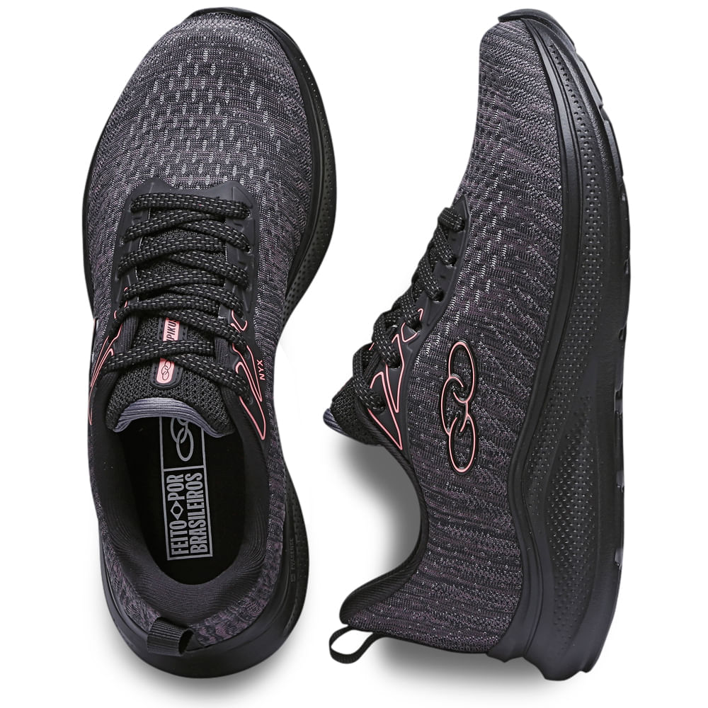 Miniatura Tênis Olympikus Nyx Feminino Preto - 34