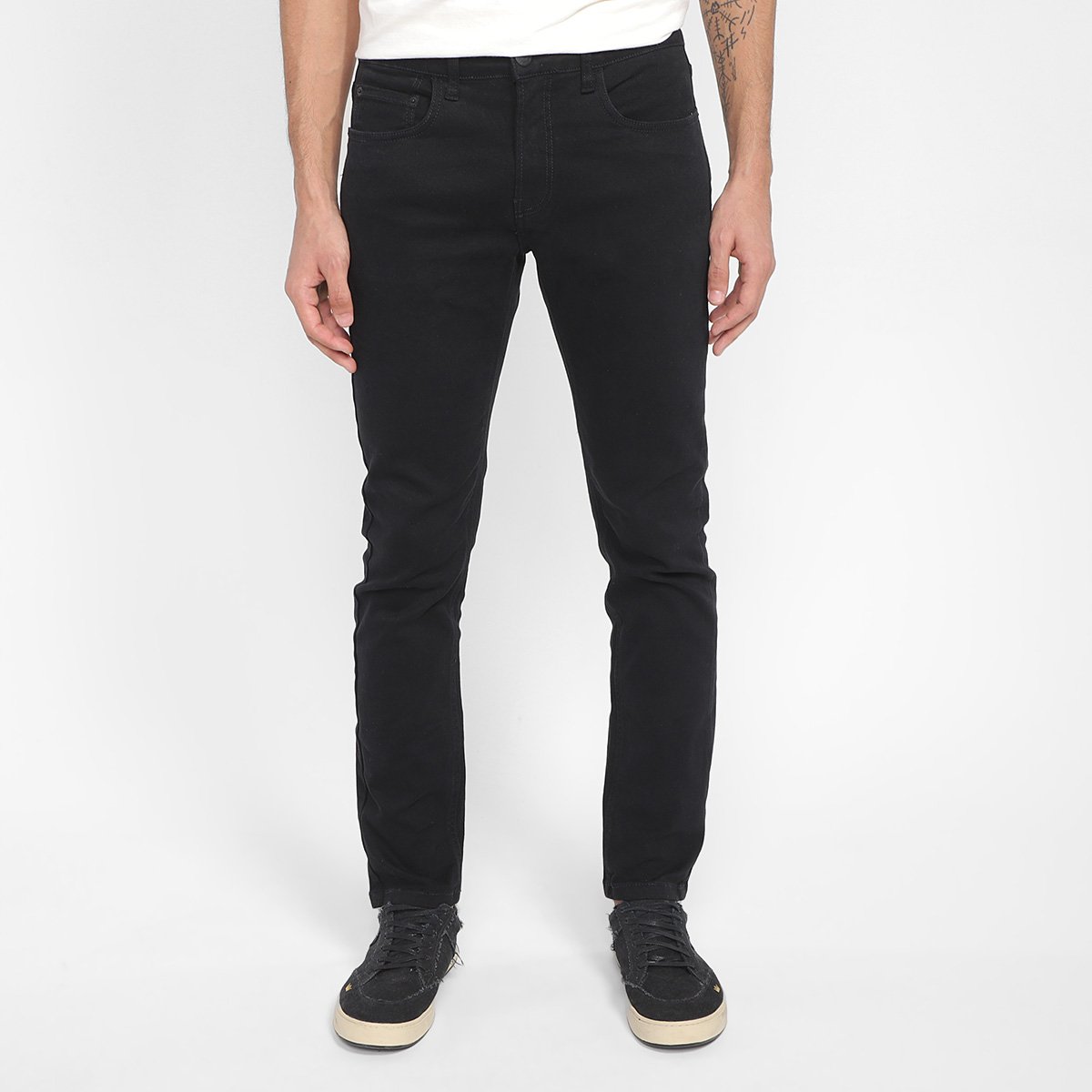 Miniatura Calça Sarja Skinny Calvin Klein Infinite Bla Masculina Preto - 38