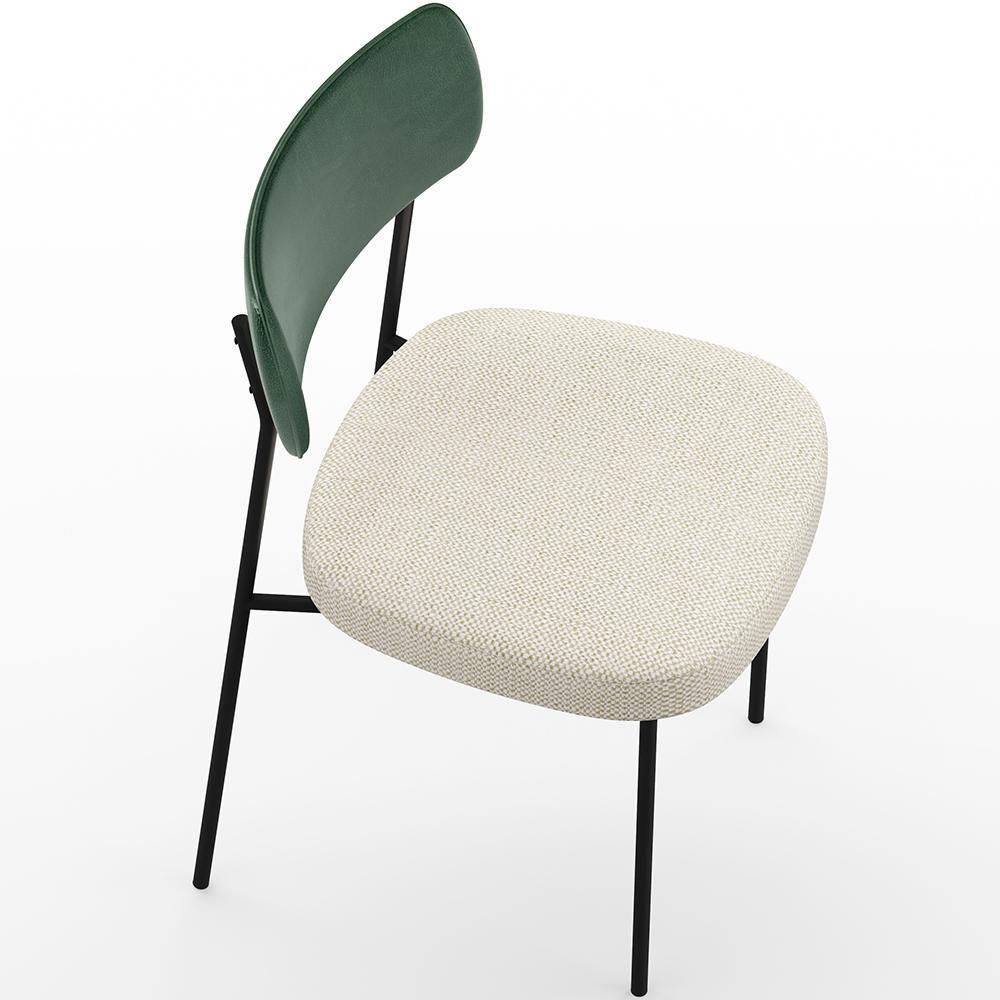 Miniatura Kit 04 Cadeiras Para L02 Verde Musgo Champagne