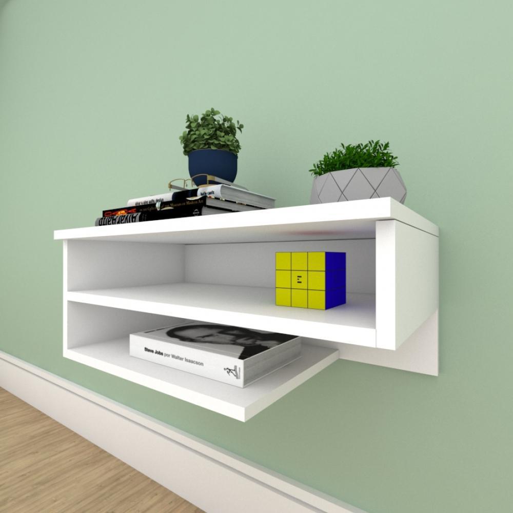 Open Rack Mdf Rack E-Nichos Slim MDF 15mm En… | Shopping do Inter