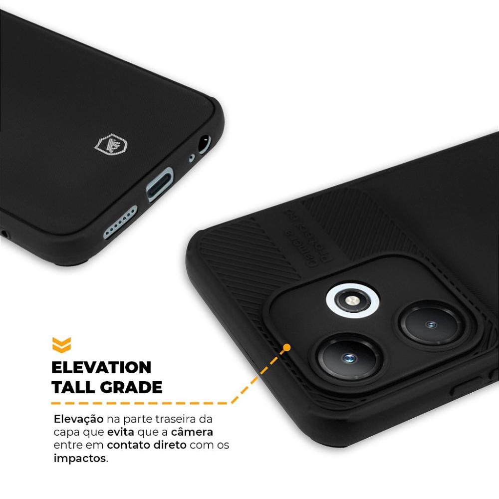 Miniatura Capa para Infinix Hot 30 - Symetric Preta - Gshield