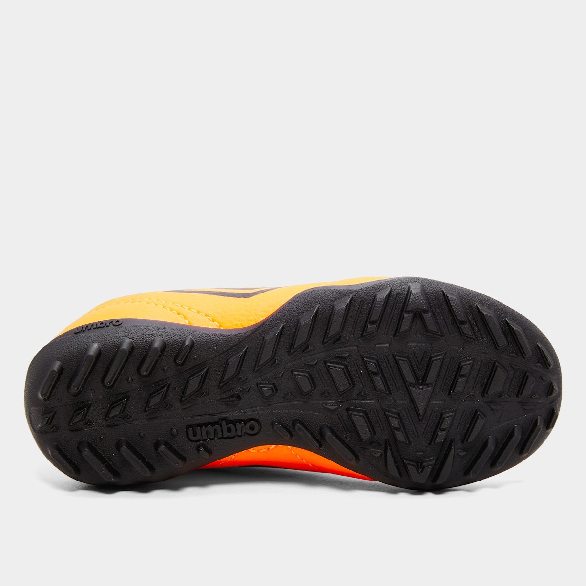 Miniatura Chuteira Infantil Society Umbro Class Footballer Laranja+Preto - 28