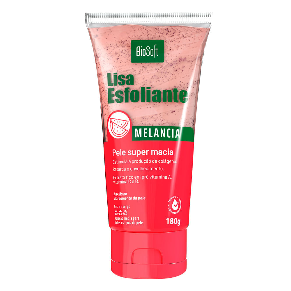 Miniatura Lisa Esfoliante Corporal Bio Soft Melancia 180g