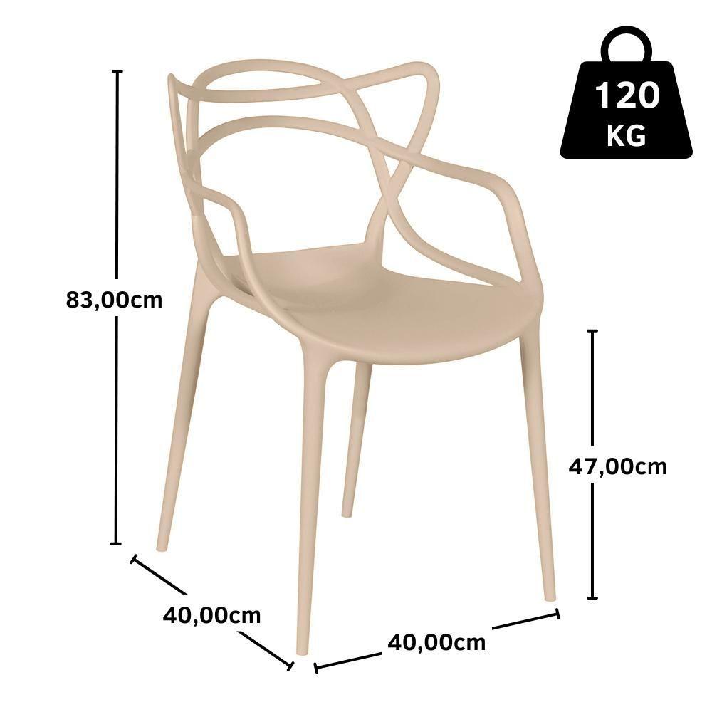 Miniatura Conjunto Mesa De Jantar Preta 100cm Com 2 Cadeiras - Nude