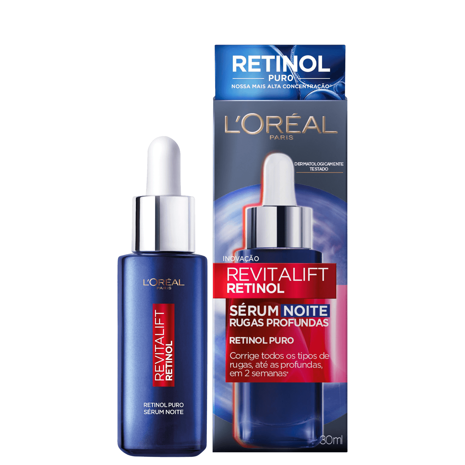 Miniatura L'Oréal Paris Revitalift Retinol - Sérum Facial Noturno 30ml