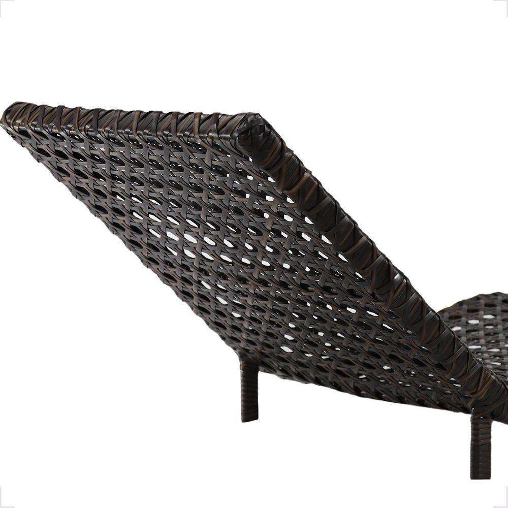 Kit 2 Cadeiras Espreguiçadeiras Alumínio Para Bogotá pedra Ferro