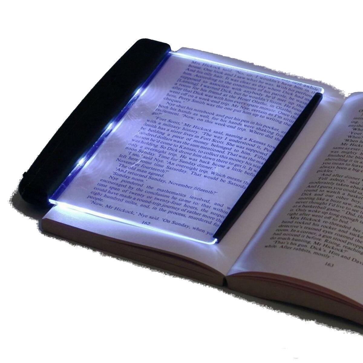 Painel Luz De Led Livros Ler Leitura Noturna Lanterna