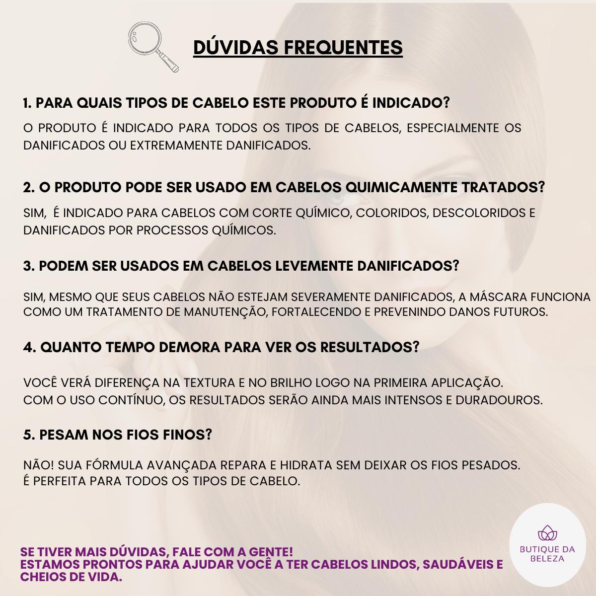 Shampoo Máscara Pq Leave In 100 Sérum Loreal 250 Molecular