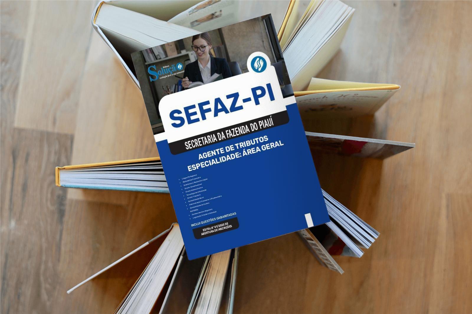 Miniatura Apostila Sefaz Pi 2025 Agente Tributos Especialidade: Área