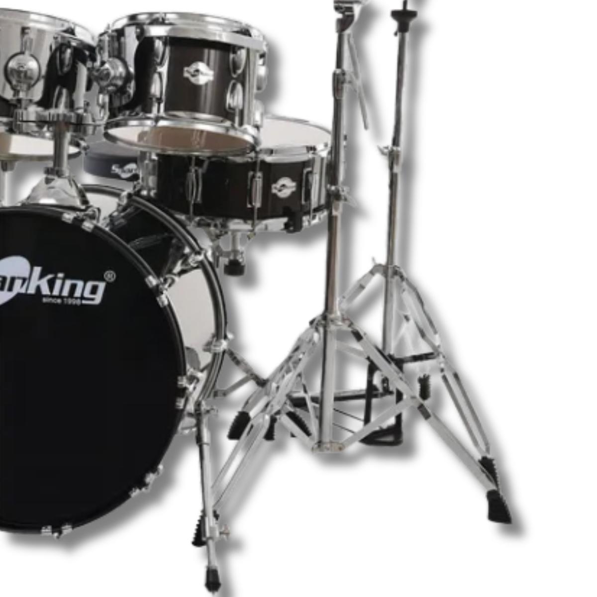 Miniatura Bateria Spanking Completa Preta Black Sparkle Bumbo 20