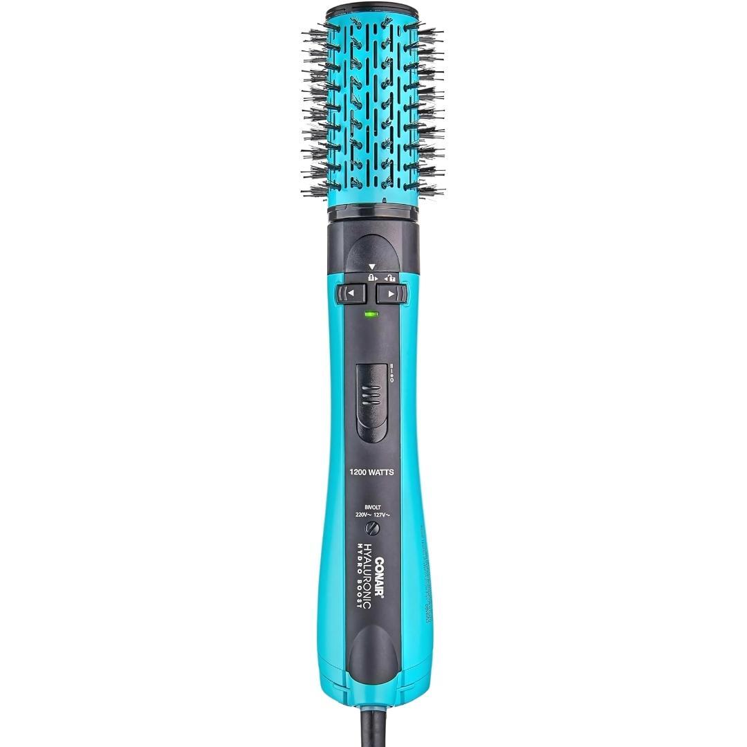 Miniatura Escova Secadora Rotativa Rotating, Hyaluronic Conair, Bivolt