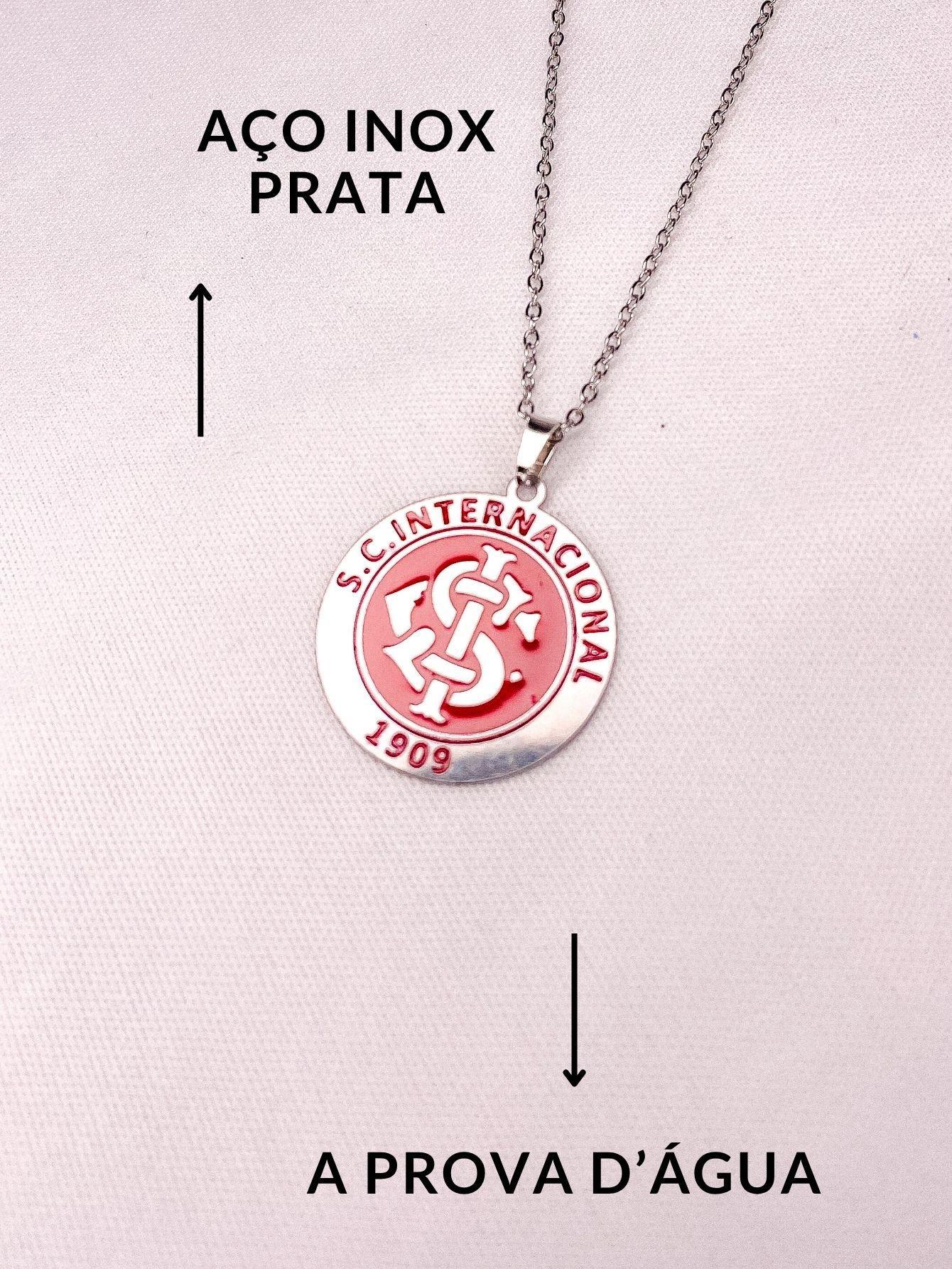 Miniatura Colar Cordão Corrente 55Cm Feminino Masculino Pingente Time