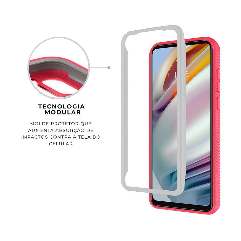 Miniatura Capa Para Motorola Moto G60 - Stronger Rosa - Gshield