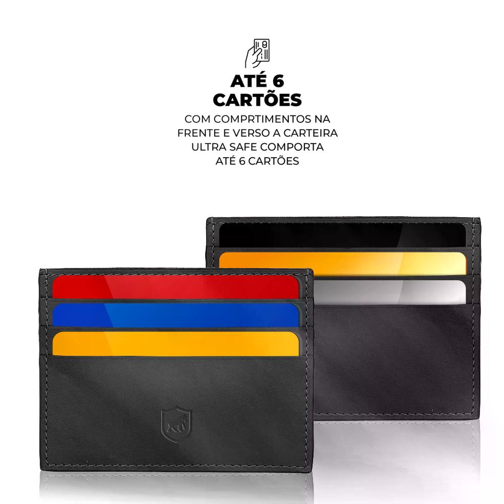 Miniatura Carteira porta cartão RFID - Ultra Safe - Gshield