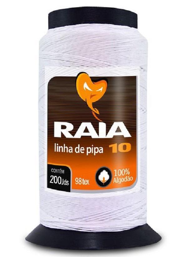 Miniatura Linha Pipa Raia 10 Branco 200 Jds Resistente