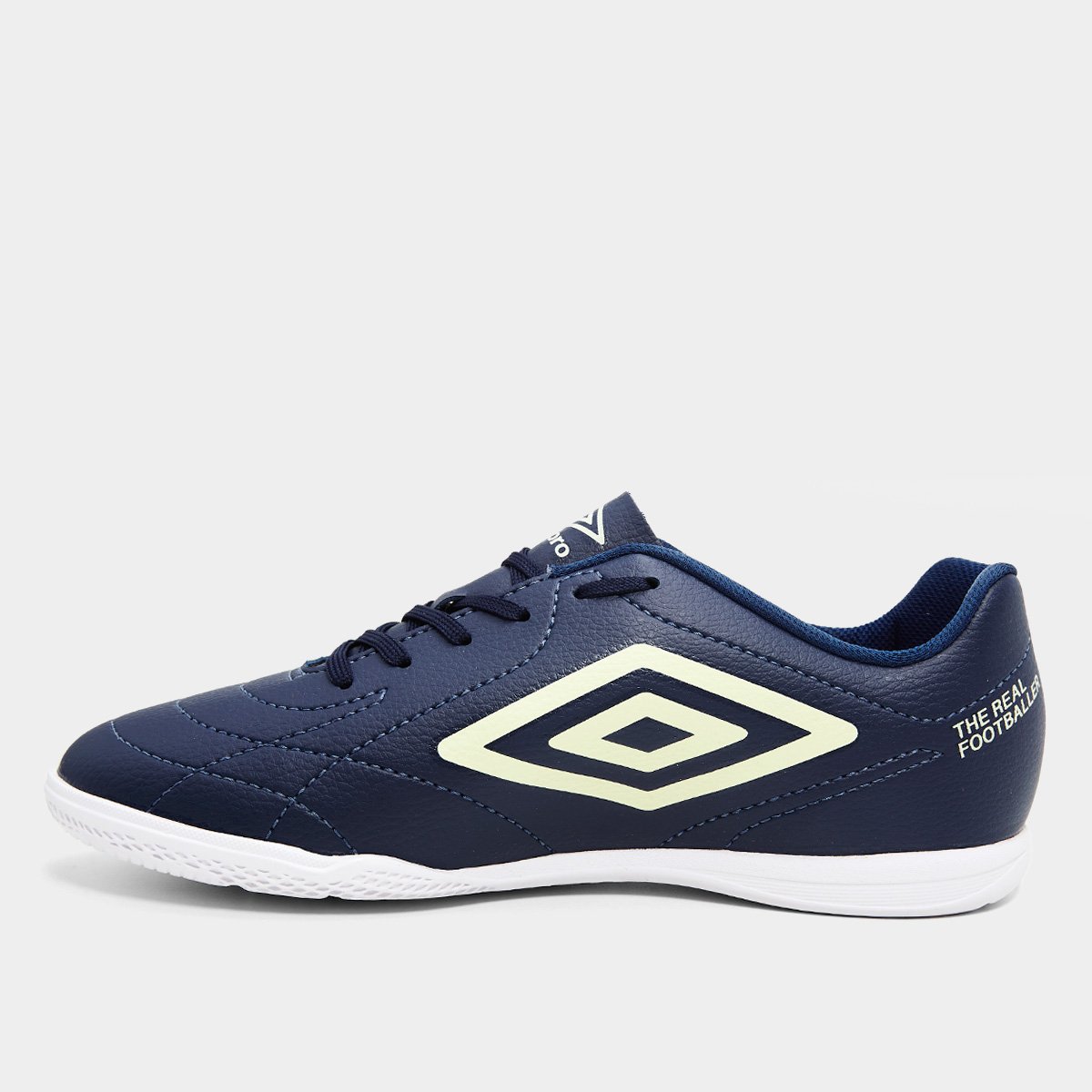 Chuteira Futsal Umbro Class Football Unissex Marinho+Verde - 37