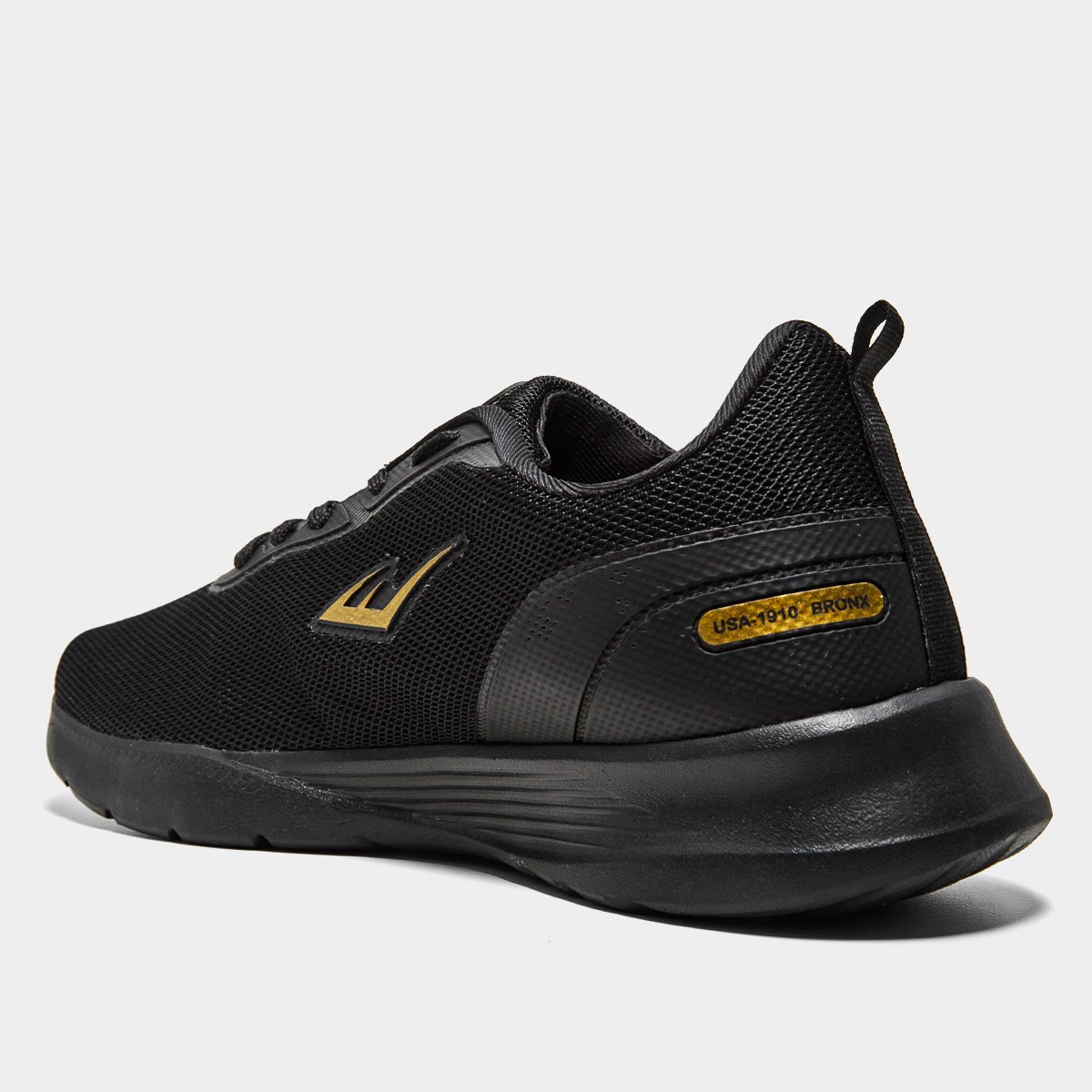 Miniatura Tênis Everlast Star Preto+Dourado - 34