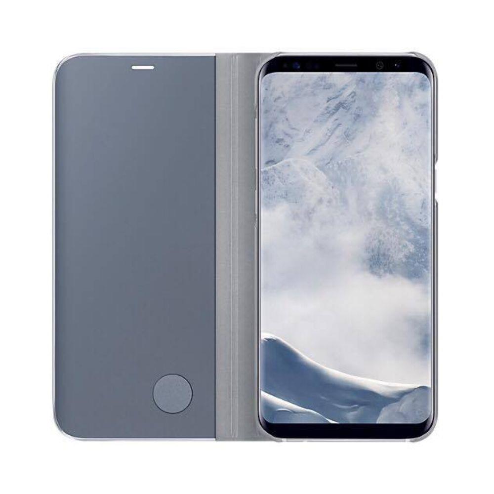 Miniatura Capa Protetora Clear View Standing Samsung S8+ Plus Prata