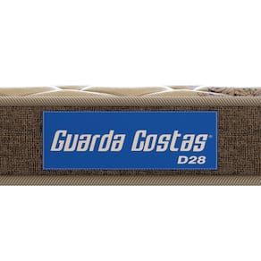 Miniatura Colchão de Casal Probel Guarda Costas Espuma D28 14x138x188cm - Bege/Marrom