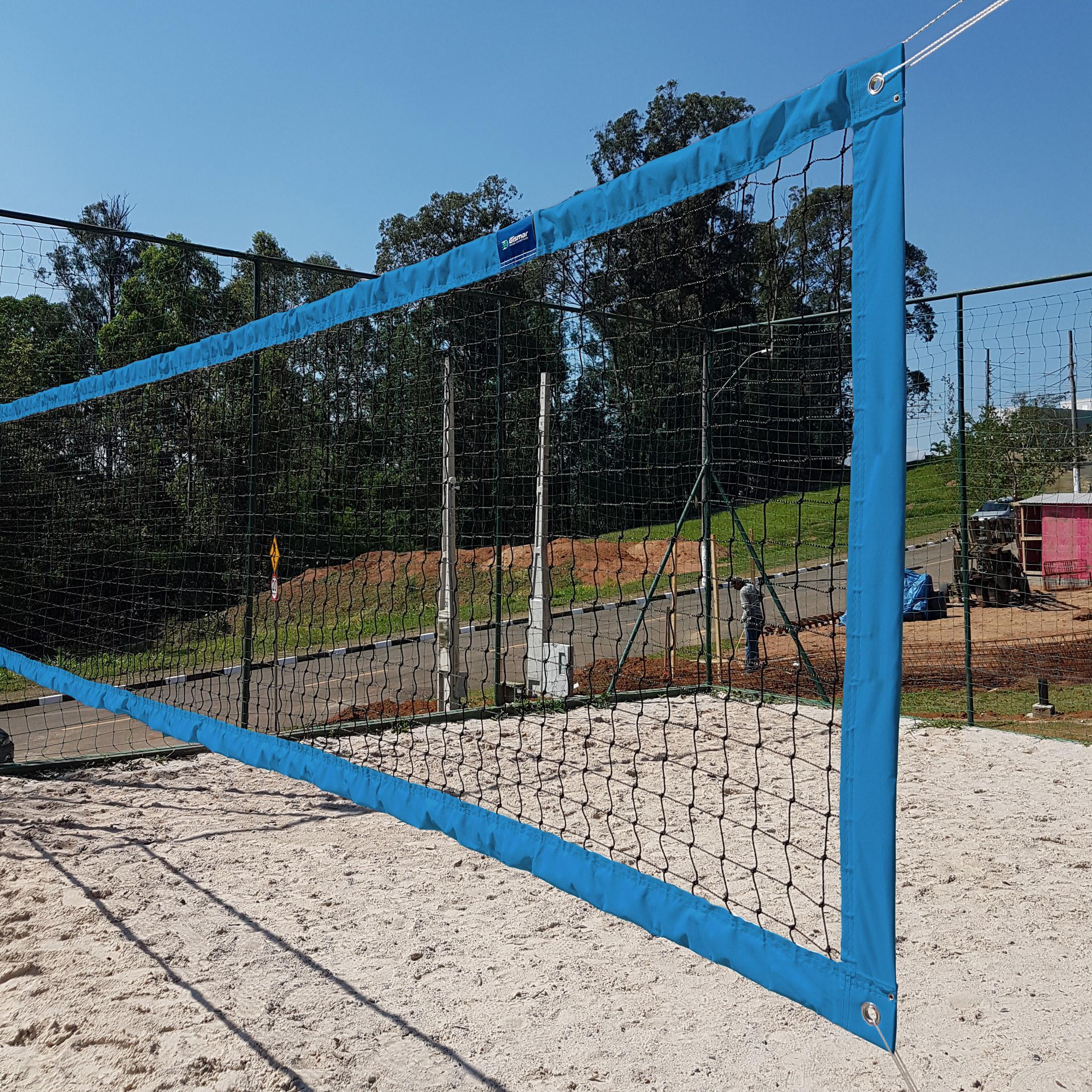 Rede De Beach Tennis Oficial Azul Oceano