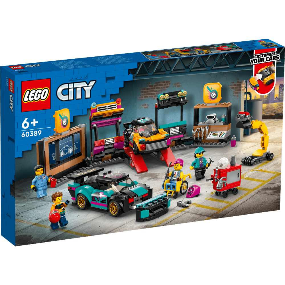 Miniatura LEGO City - Garagem personalizada