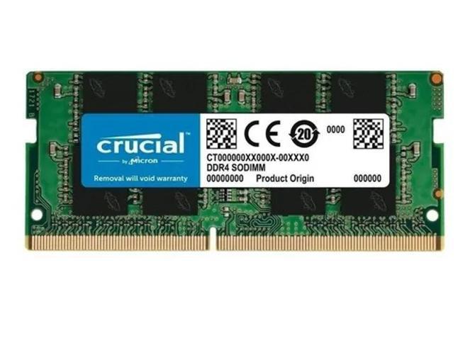 Miniatura Memória Crucial 16GB DDR4 2666 SODIMM - Melhore seu Notebook