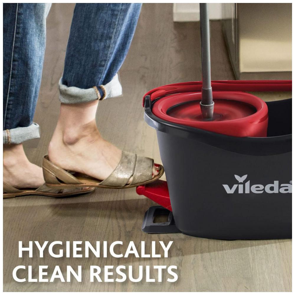 Miniatura Mop Giratório de Microfibra e Balde Turbo Vileda