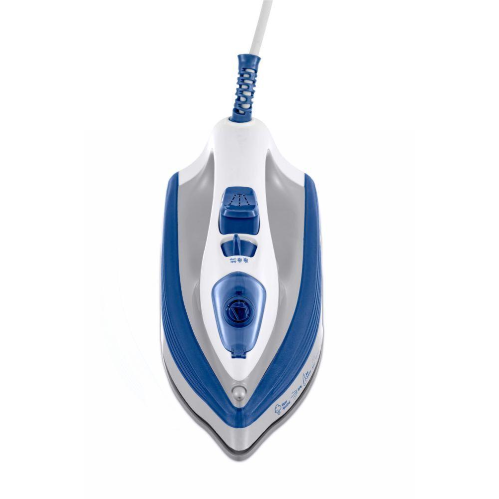 Ferro A Vapor Mondial Base Cerâmica Fvn-01-bl Branco-azul 127V