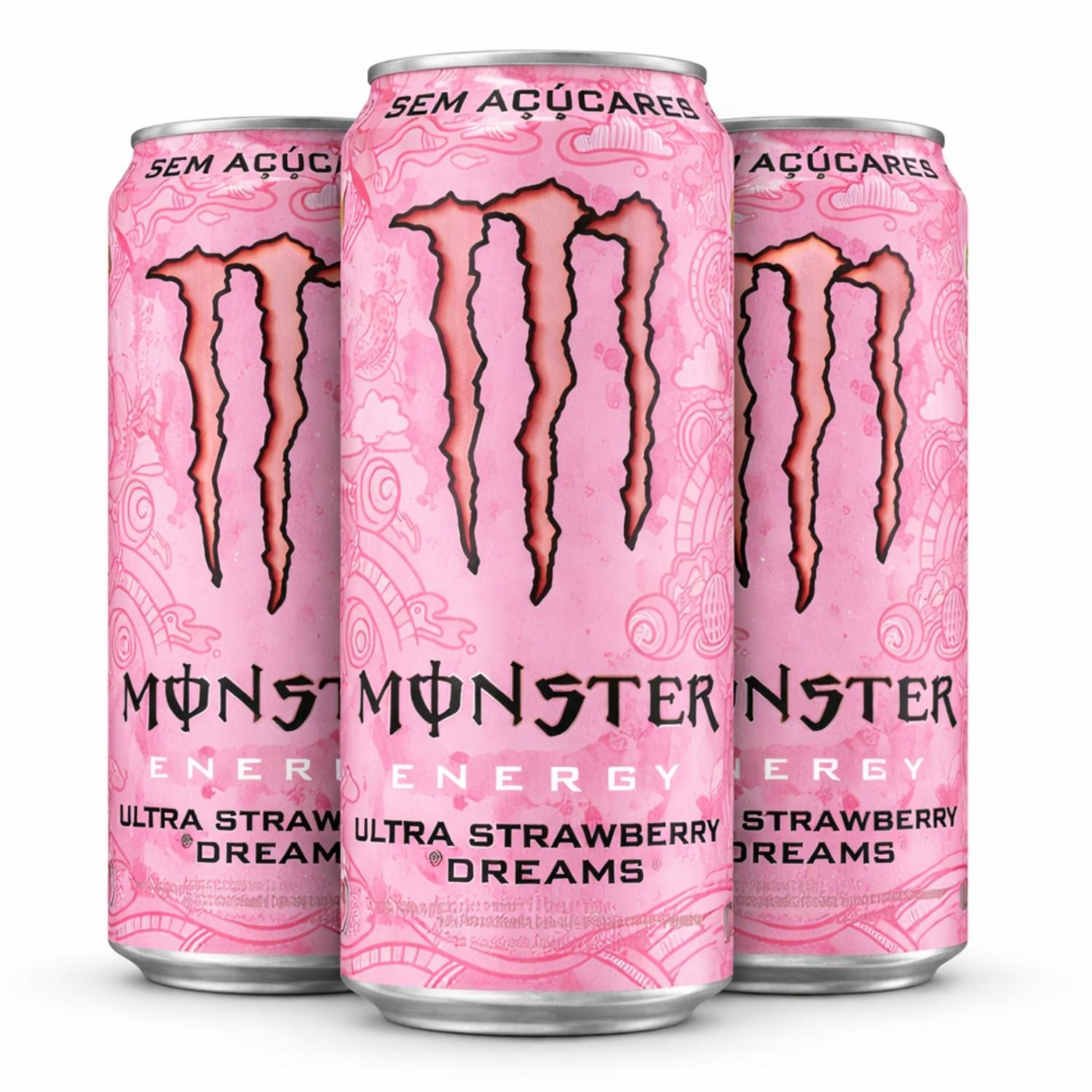 Miniatura Kit Com 3 Energético Monster Ultra Strawberry Dreams 473Ml olist-7897791554910