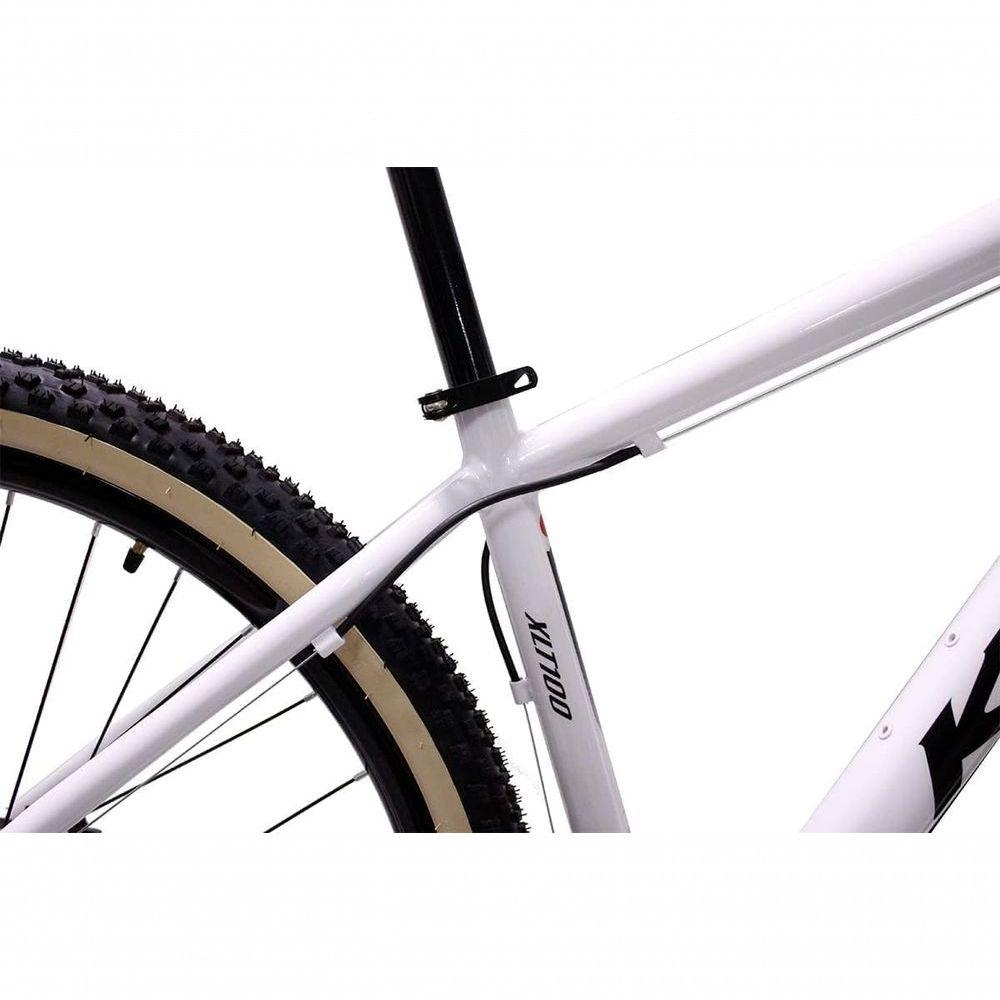 Miniatura Bicicleta Aro 29 Ksw Xlt 24v Freio A Disco Suspensão Mountain Bike Alumínio - Branco Tam.17