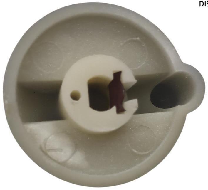 Miniatura Botão Volume Gás/Água 0100020070 Aquecedor Komeco Ko15F