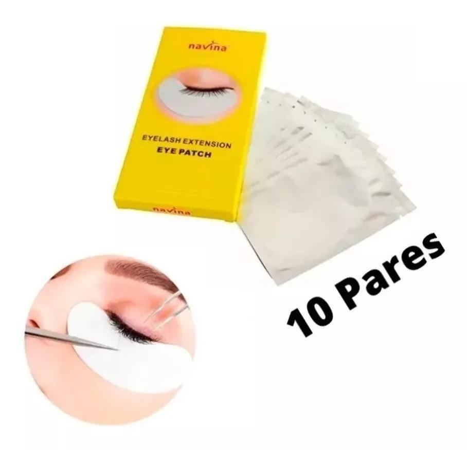 Miniatura Protetor Pálpebra Gel Along. Cílios Patch - 10 Pares