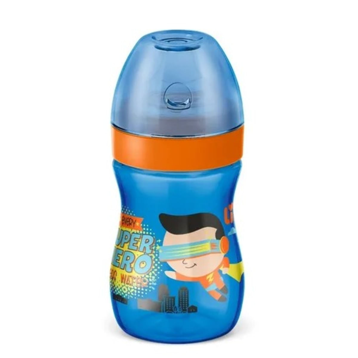 Miniatura Copo de Treinamento infantil Evolution 240ML Azul - Lillo