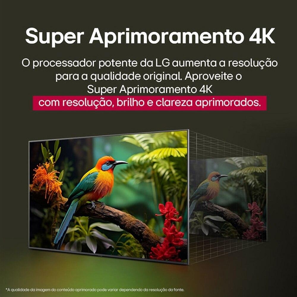 Smart TV LG 60 Polegadas UHD AI 4K UA85 2025