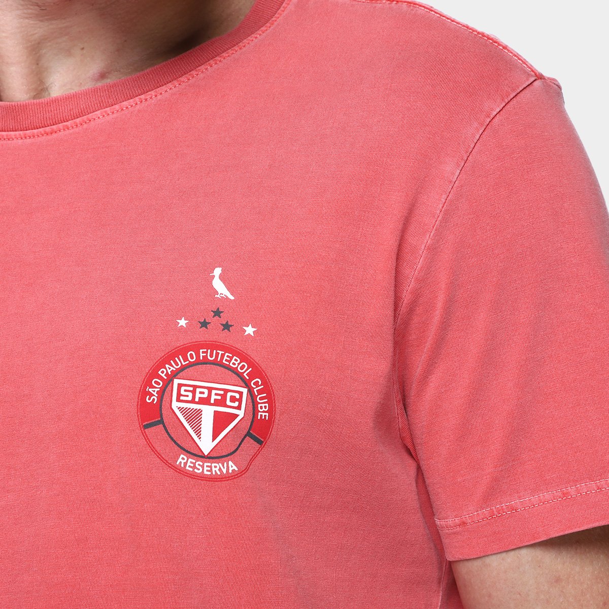 Miniatura Camiseta São Paulo Reserva Masculina Vermelho - EGG