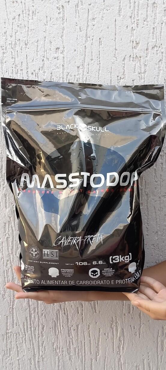 Miniatura Hipercalórico Masstodon Banana - Black Skull - 3Kg