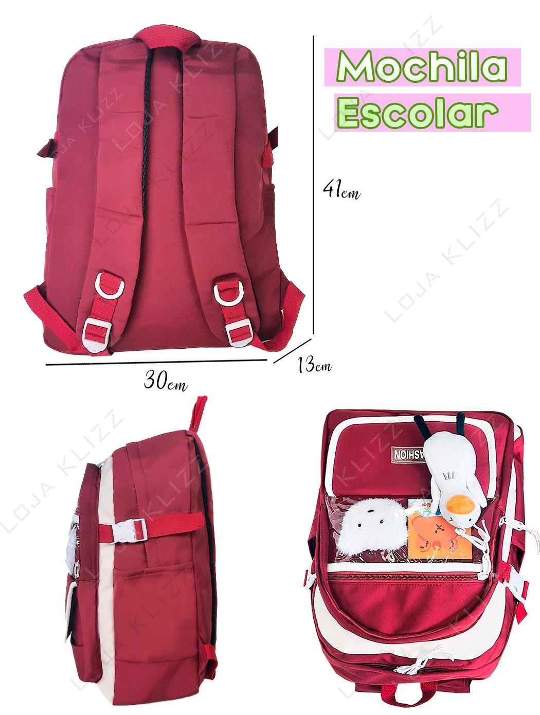 Miniatura Mochila Bolsa Feminina Escolar Fofa Linda Kawaii Impermeável