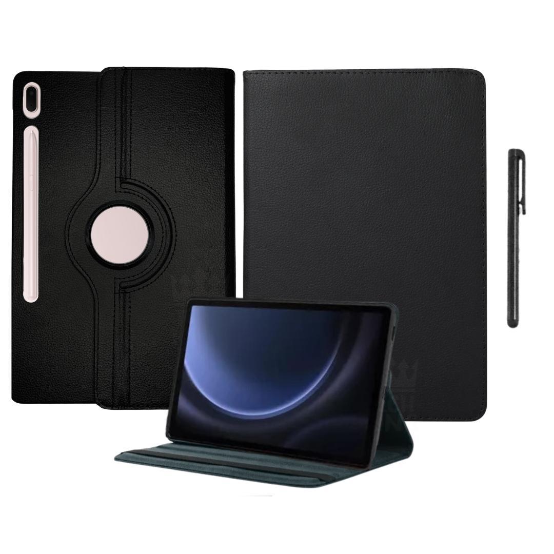 Miniatura Capa Anti Choque Giratoria Para Samsung Tab S9+ 12,4 +Caneta