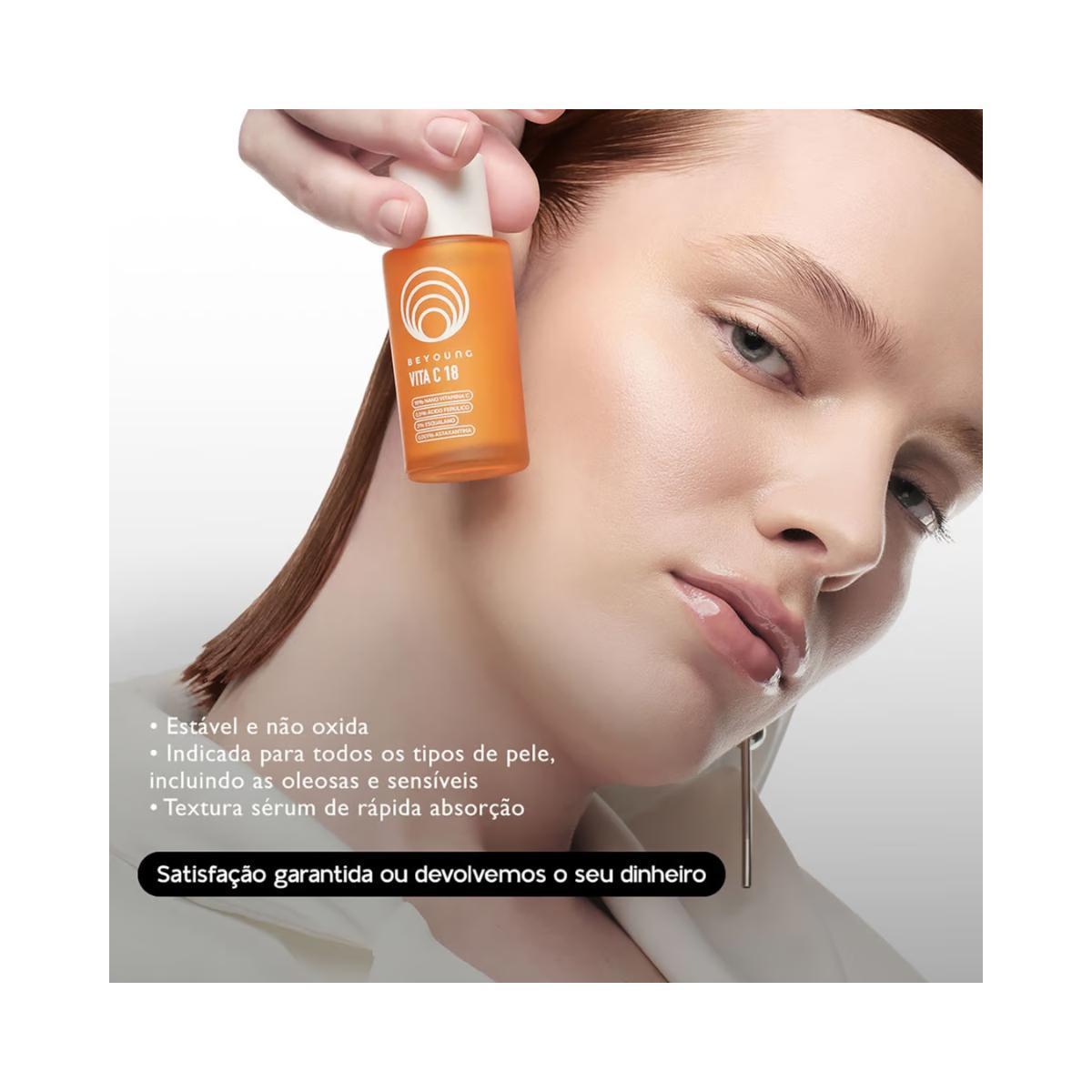 Miniatura Beyoung Vita C 18% De Nano Vitamina C 3% Esqualano Sérum 30M