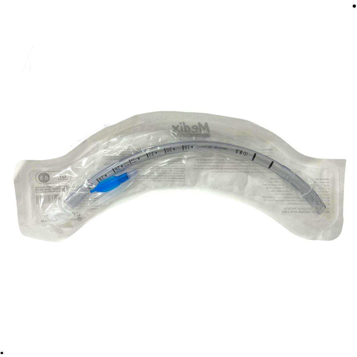Miniatura Tubo Endotraqueal Com Cuff Balão 8.5 Medix