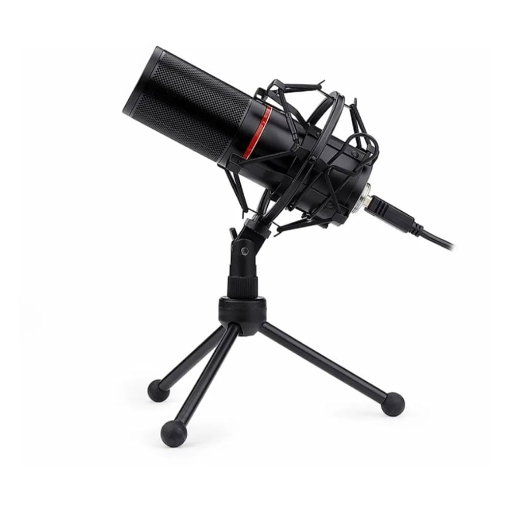 Microfone Gamer Redragon Blazar Streamer com Tripé Gm300