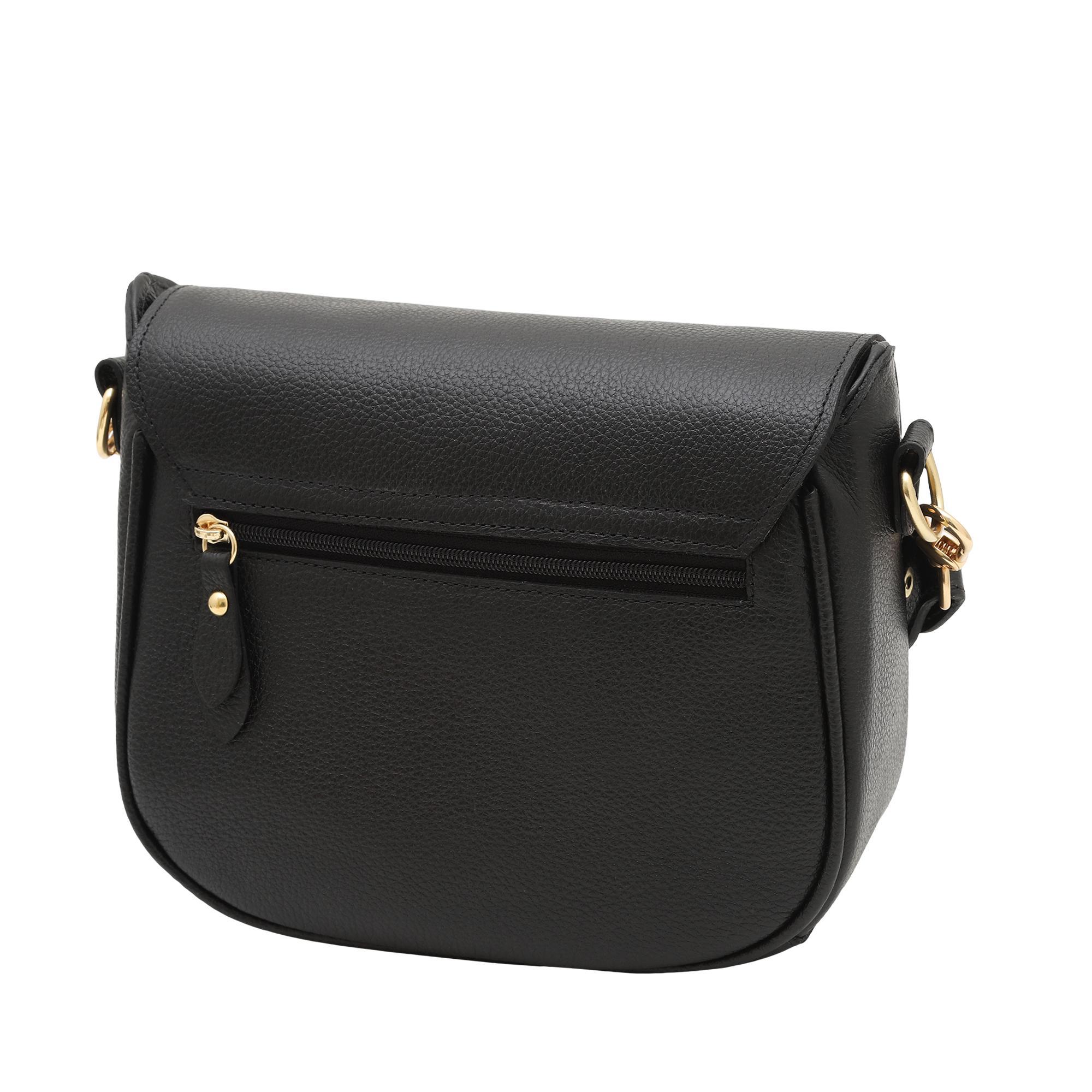 Miniatura Bolsa Transversal Feminina Couro Legítimo Mariart Turmalina