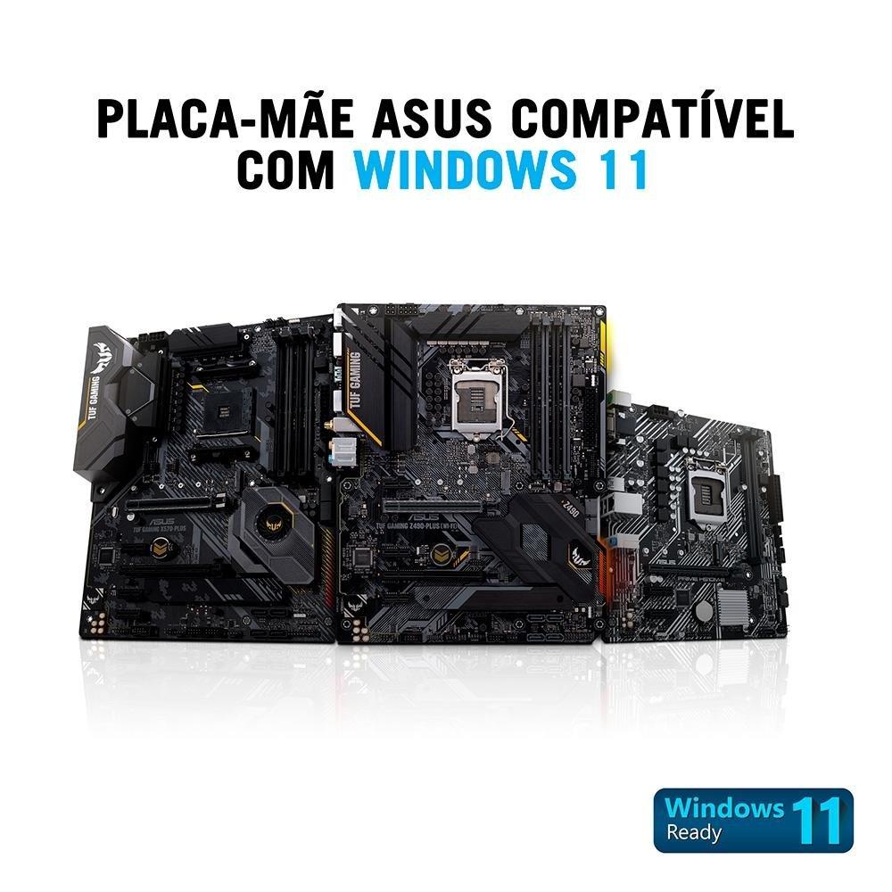 Placa-Mãe ASUS TUF Gaming B550M-Plus, AMD AM4, mATX, DDR4, Preto - 90MB14A0-C1BAY0