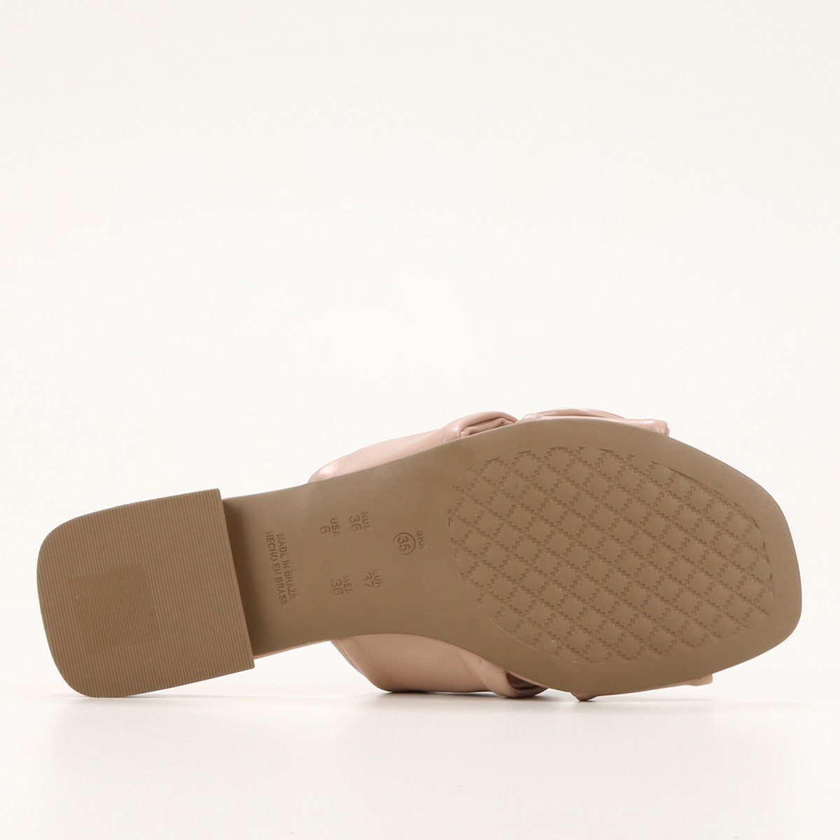 Miniatura Rasteira Ramarim Nó Lisa Feminina Nude - 34