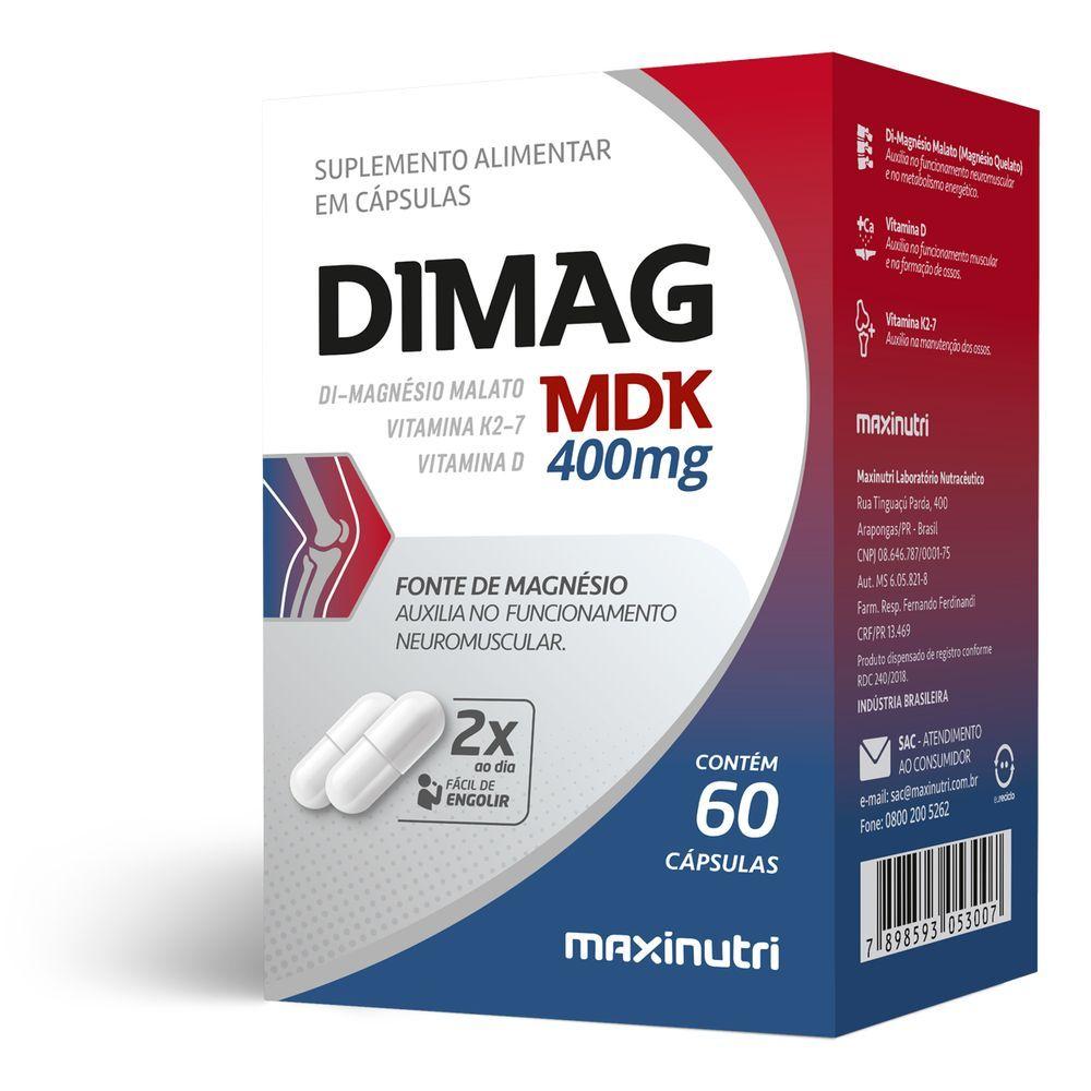 Miniatura Dimag Mdk 400mg Maxinutri 60 Cápsulas