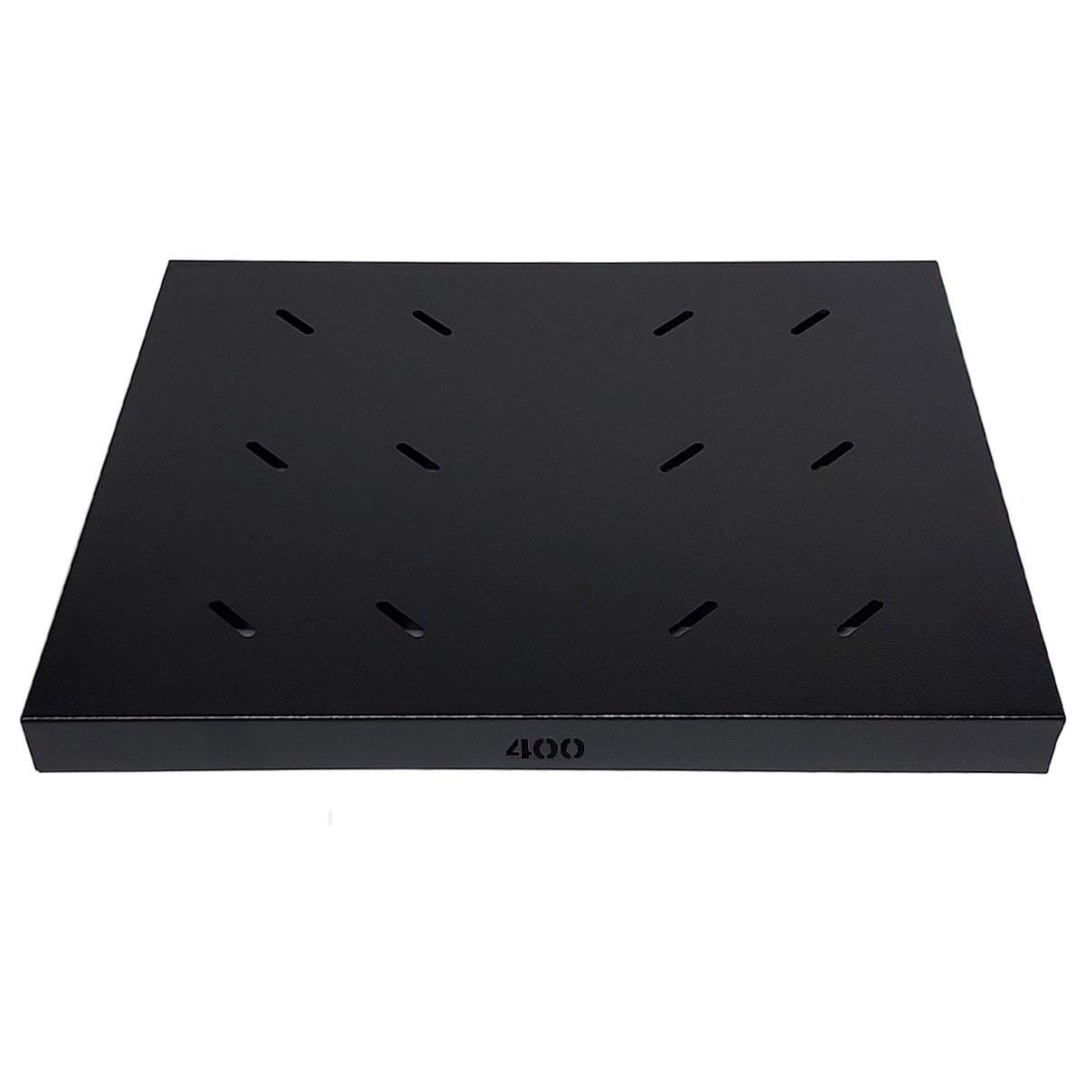 Miniatura Bandeja Fixa Rack 19 Gforce, 19 X 400Mm, 4 Pontos Fixação,