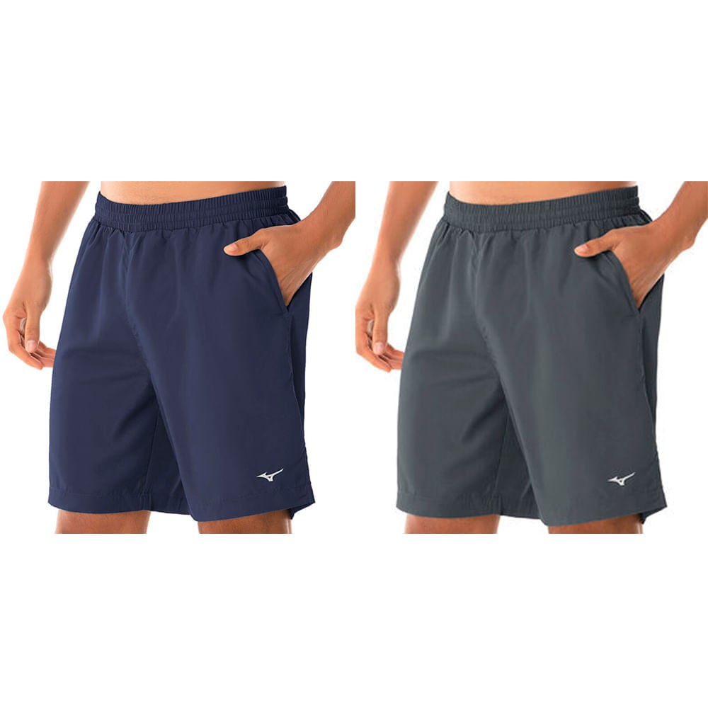 Miniatura Kit 2 Bermudas Masculinas Mizuno Energy 7 Azul - G