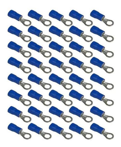 Miniatura Terminal Olhal Rv2-5 Azul Pré Isolado 1,5Mm - 2,5Mm 500Pçs
