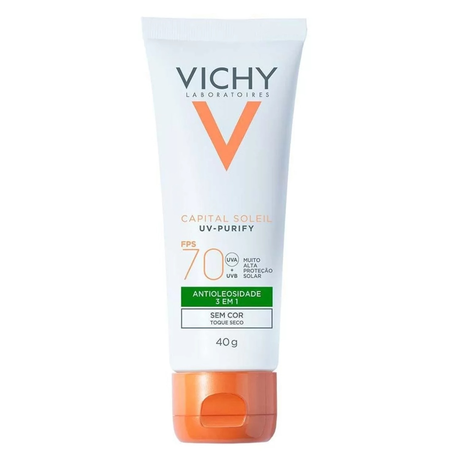 Miniatura Protetor Solar Facial Vichy Capital Soleil UV-Purify FPS70 40g