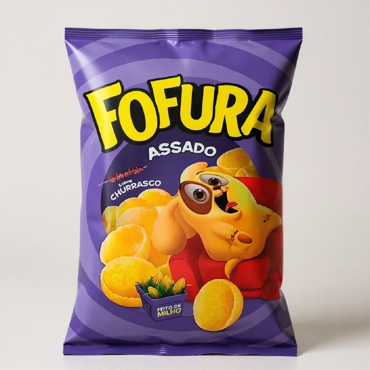 Kit 50 Salgadinhos Fofura Sabores Diversos Lanche Escola 60G